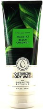 Bath Body Works WAIKIKI BEACH COCONUT Moisturizing Body Wash 10oz