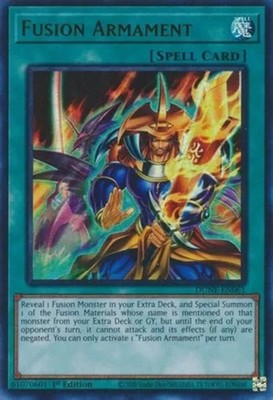 Yugioh! LP Fusion Armament - DUNE-EN061 - Ultra Rare - 1st Edition Lightly Playe