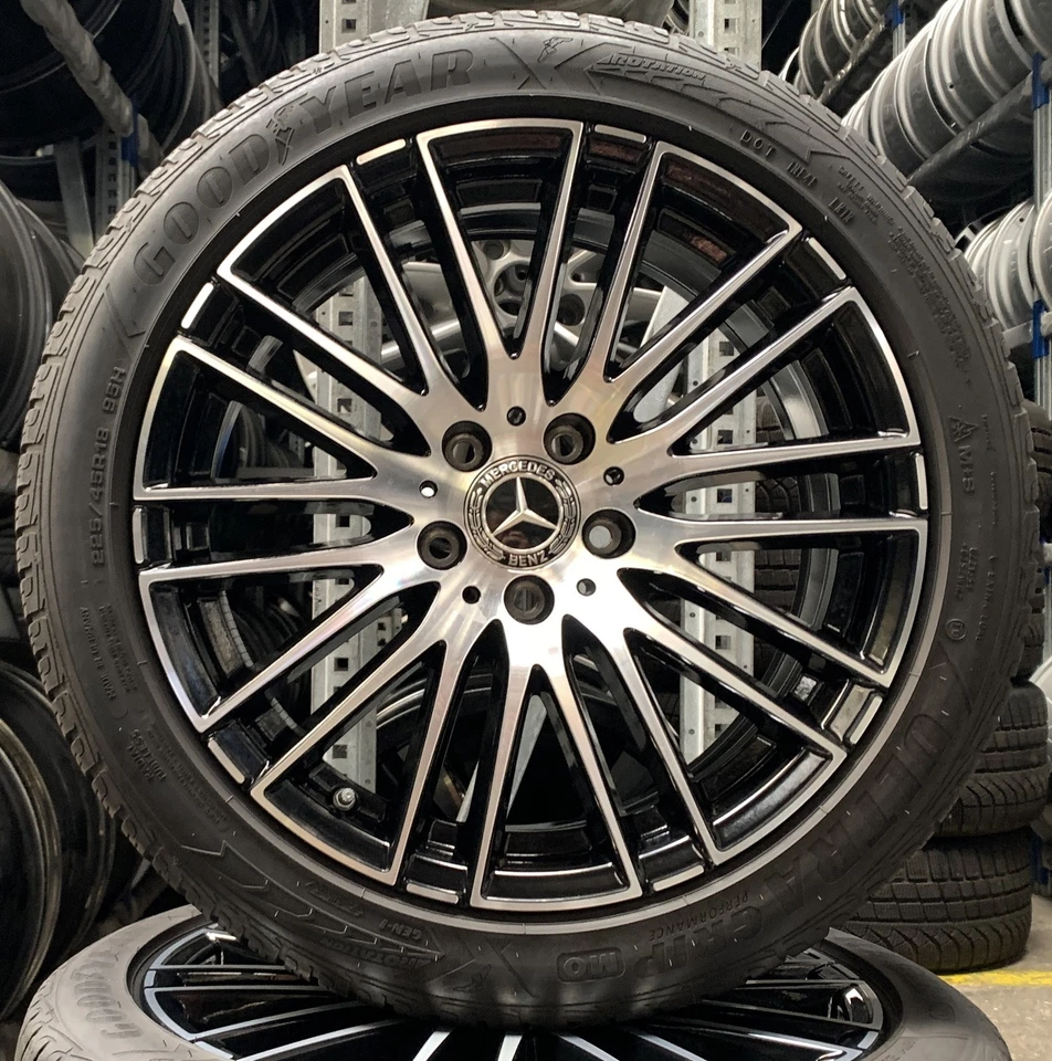 4 Orig Mercedes-Benz Winterräder 225/45 R18 95H C-Klasse W206 S206 A2064014900 - Bild 2 von 3