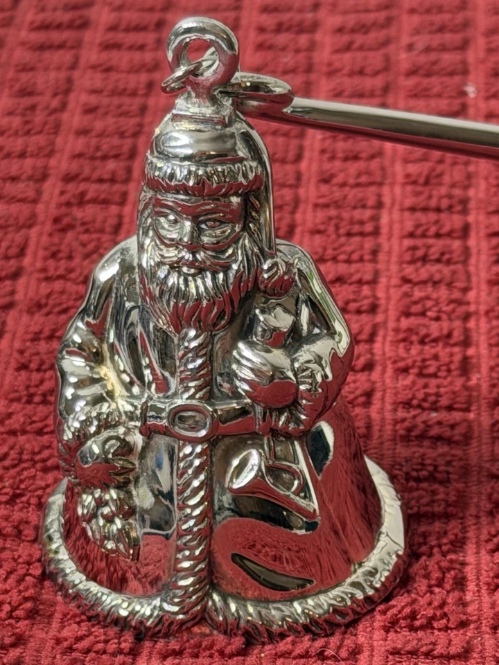 Посеребренный нюхательный аппарат со свечами Санта-Клауса Godinger  - Изображение 3 из 4