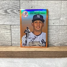 2023 Topps Chrome Platinum Anniversary Jhony Brito #209 Orange Refractor /25 RC
