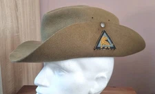 Original WW2 British / Indian Army Slouch Hat, 26th Indian Division 1943