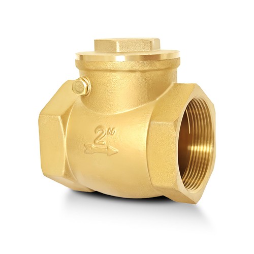 2 Inch NPT Horizontal Swing Check Valve HeavyDuty Brass Female Thread DN50