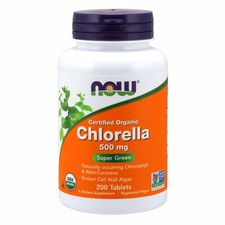 Chlorella 500 mg 200 Tabs By Now Foods
