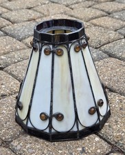 6” Quoizel Tiffany Style Lamp Shade Stained Glass Table / Desk Lamp ~ Shade Only