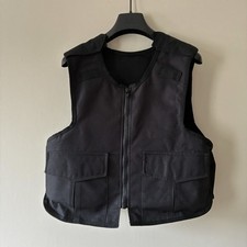 SafeGuard Armor Security Stab Vest Medium KR1 PP1 Black With Front Back Panels