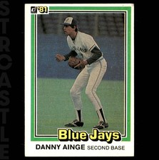Danny Ainge 1981 Donruss #569 Toronto Blue Jays (RC) ⚾ Baseball Card