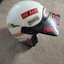 old mid school Helmet Bell pro plus Mongoose Home boy bmx racing bike