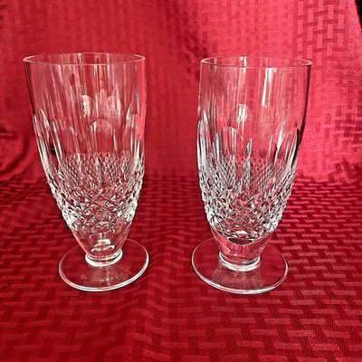 WATERFORD CRYSTAL COLLEEN ICED TEA GLASSES SET OF 2 - -3 SETS AVAIL