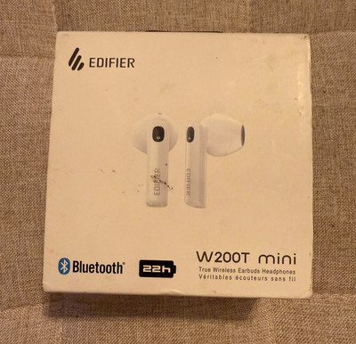 Edifier W200T mini True Wireless Earbuds Bluetooth/FOR PARTS OR NOT WORKING 
