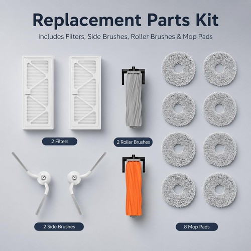 Original Cleaning Accessory Kit for DJI ROMO P2 / A2 Robot Vacuum Cleaner - Afbeelding 2 van 5