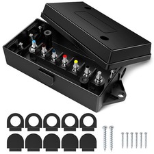 7 Way Trailer Wire Connector Junction Box 7 Pole Cable Connection Wiring Box