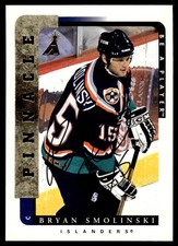 1996-97 Pinnacle Be a Player Autographs Bryan Smolinski Auto New York Islanders