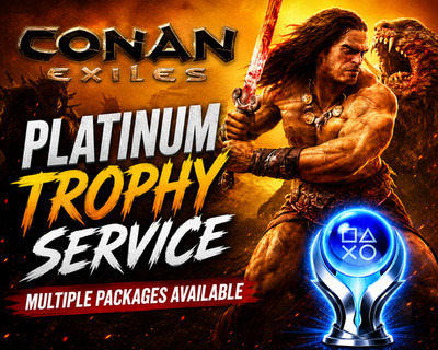 Conan Exiles PS4 PS5 Platinum Trophy Service | Maelstrom DLC | Custom Orders