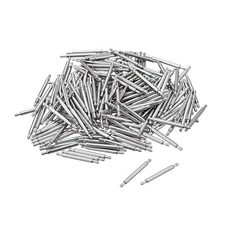 12mm Watch Band Pin 1.3mm Dia Steel Single Flanged End Spring Bar Pins 200pcs