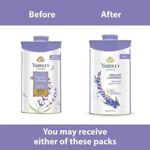 Yardley English Lavender Perfumed Talc | 250G ( 8.81 Ounce) | Pack of 1 - Picture 3 of 12