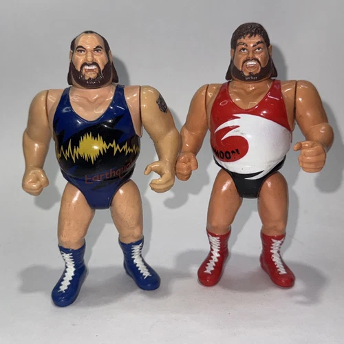 1991 Titan: WWF Wrestling Figures Earthquake & Typhoon - Natural Disasters Lot