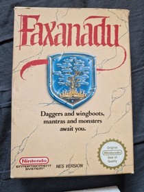 FAXANADU Nintendo NES Game Boxed