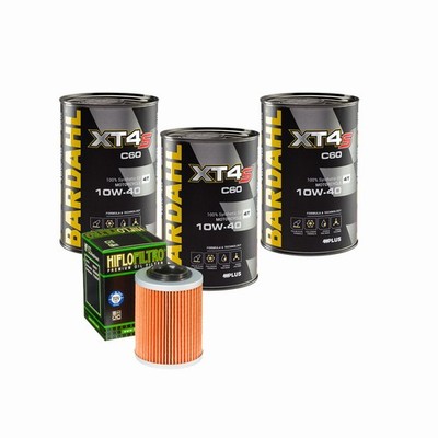Bardahl XT4S 10W40 Ölwechselkit Für Can-Am ATV 400 Outlander Max 2009>2015