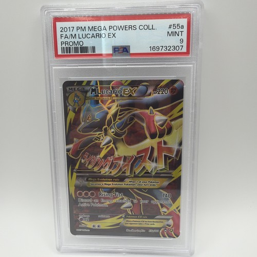 M Lucario-EX graded PSA 9 for sale on eBay