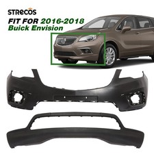 Upper and Lower Front Bumper Cover For 2016 2...