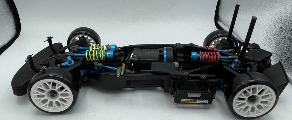 Para piezas TAMIYA TC-01 TC01 chasis con motor Foto 3 de 4