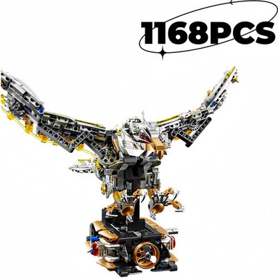 Mechanical eagle building blocks technical MOC, 1168 pieces, model De Sc