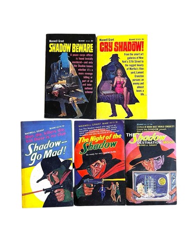 5 Lot THE SHADOW Maxwell Grant 1st print Vintage Paperback BELMONT 1960s - Picture 12 of 12