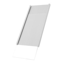 Aluminum Name Plate Holder for Door or Wall - Office Wall Mount Nameplate