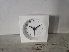 IKEA VACKIS 16589 Analog Battery Alarm Clock Small Square New Sealed
