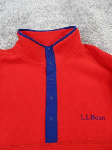 L.L.Bean Jacket Womens Xl W Red Hiking Fleece - Picture 2 of 7