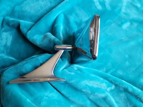 1970s Chevy GM Side View Door Mirror 9826594 Truck Olds Buick Vintage