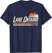Lake Ontario Est 1615 Vintage Sunset Great La...