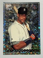 1995 Bowman #253 Tony Clark Prime Prospects Foil RC Detroit Tigers Rookie Card. rookie card picture