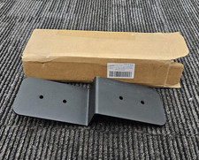 (QTY 4) Black Deck Joist Tie, Steel Z Pergola Bracket 6" Post to Beam Support