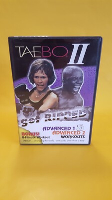 Tae Bo II - Get Ripped - Basic 1 and Basic 2 Workouts (DVD, 2001)