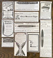 Old HAVANA CIGAR La Reclama,Resagos,Famabella,Mayer RARE!1900s Lot Vtg Print Ads