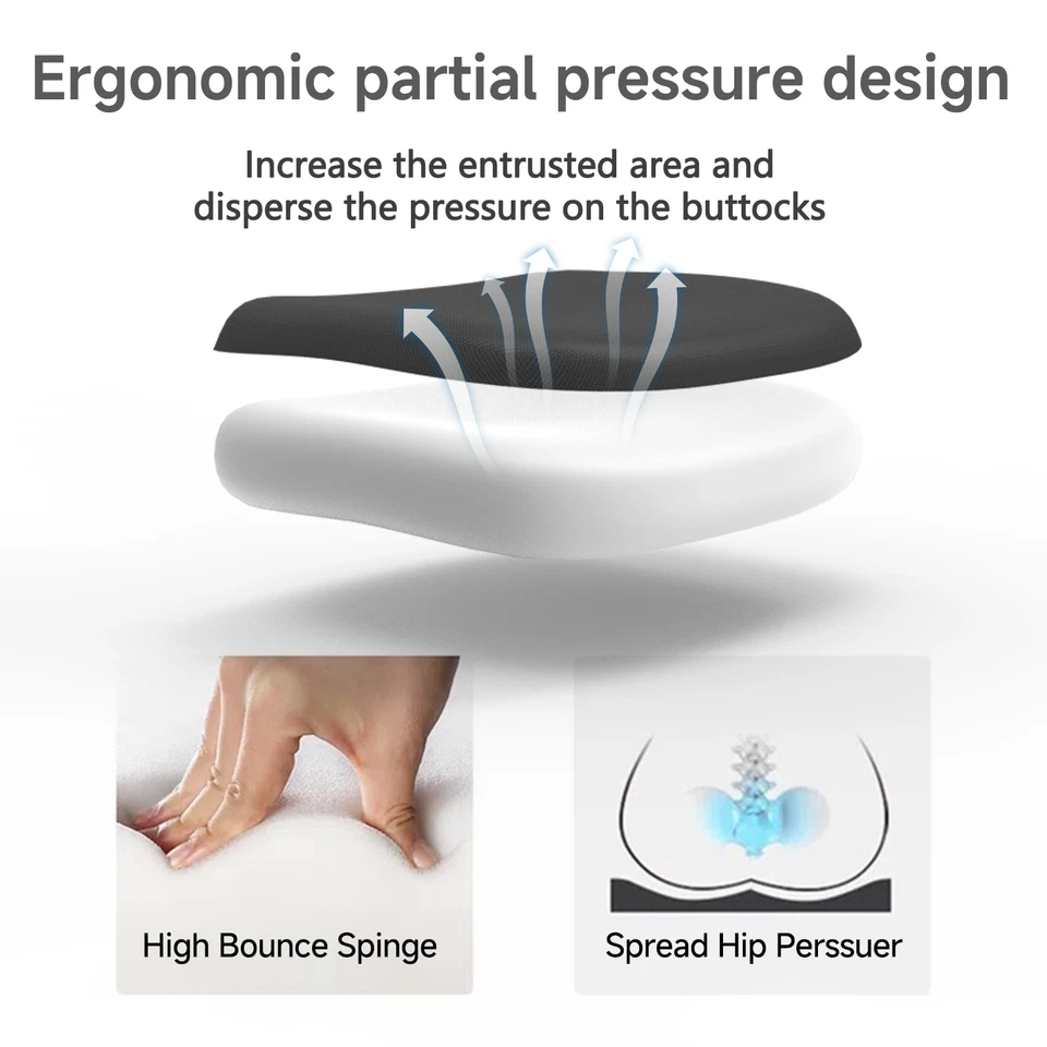 拟稿椅高办公椅可调节高度带腰部支撑臂 — 第 3/4 张图片