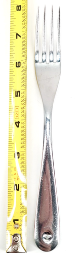 Boda Nova Point Korea Stainless Salad Fork Glossy Dot on Tip Flatware - Picture 1 of 3
