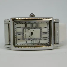 Anne Klein AK/1093 Genuine Leather Quartz Analog Women's Watch New Battery