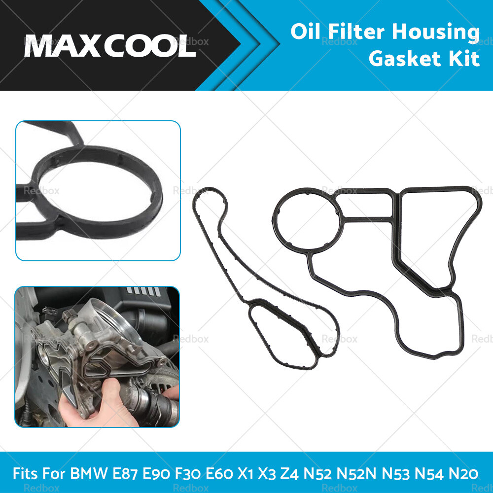 Oil Filter Housing Gasket Kit Fits For BMW E87 E90 F30 E60 X1 X3 Z4 N52