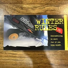 Ski-Doo Ride Right '97 Winter Rules #5 VHS Snowmobile Video Instructional Rare