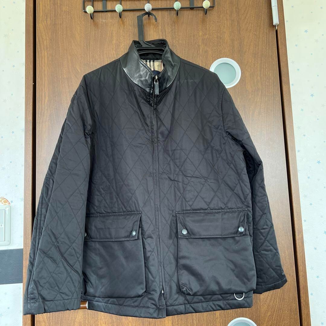 Burberry London Full zip. Blouson Jacket Quilted Nova check Men Size L Used