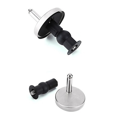 Quick Release Top Fix Toilet Seat Hinges Fittings 1 Pair Set Kit DIY