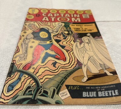 CAPTAIN ATOM #86 G+ Ted Kord Blue Beetle bkup STEVE DITKO 1967