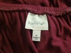KAYLEIGH Burgundy Knit Off Shoulder Jumpsuit Sz Med. — photo 3