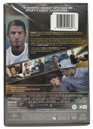 Ronaldo DVD Video (Official/Authorized Film on Soccer Star Cristiano) NEW/Sealed - Picture 2 of 2