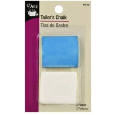 Dritz Tailor's Chalks 642-66, Blue  White Tailoring Chalks