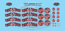 Ringling Bros. & Barnum Bailey Circus RBBB Modern Wagon Decals O 1:48 Scale S...