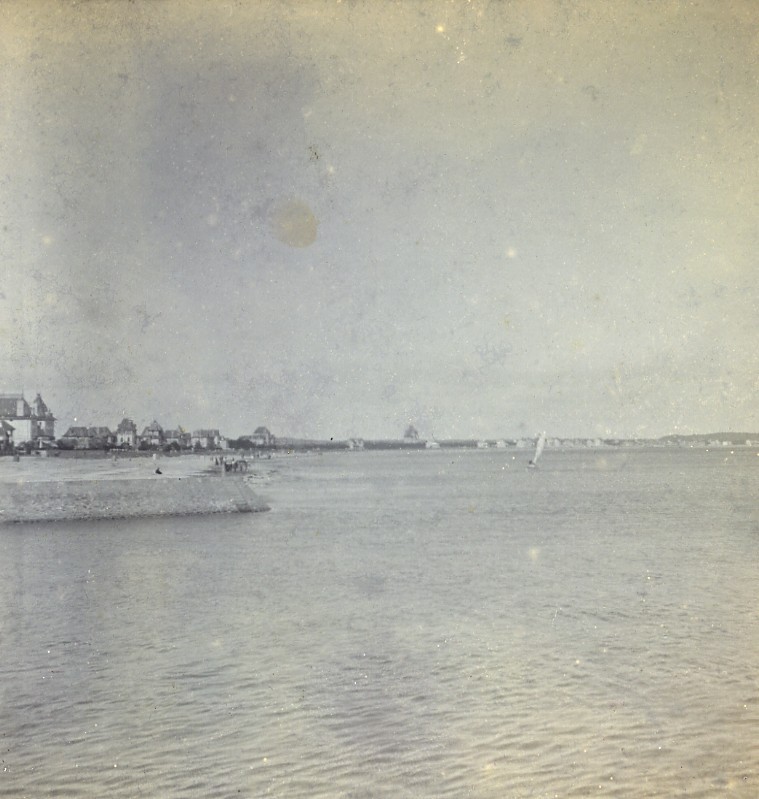 England.Angleterre.Guernsey St Peter Port.Photomécanique Stereoview